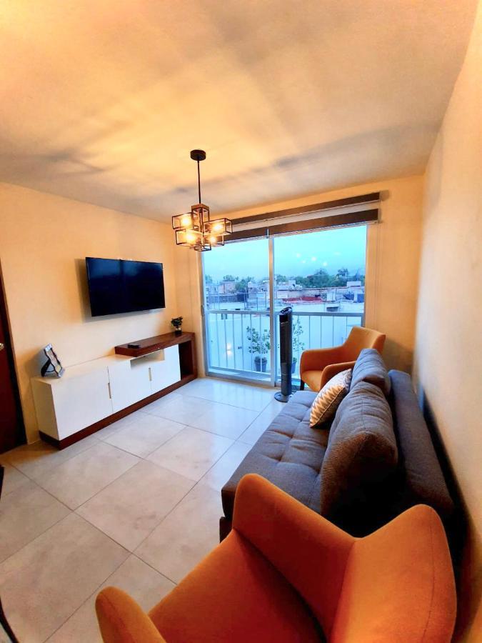 Departamento Nuevo Y Centrico Con Ambiente Familiar En Guadalajara Apartment ภายนอก รูปภาพ