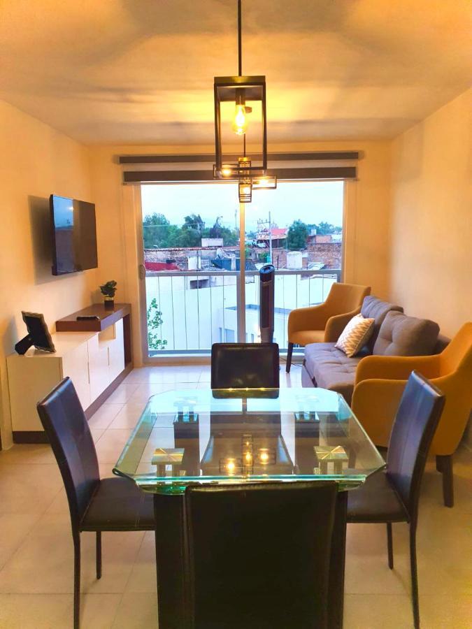 Departamento Nuevo Y Centrico Con Ambiente Familiar En Guadalajara Apartment ภายนอก รูปภาพ